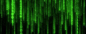 Preview wallpaper binary code, code, numbers, green, glow