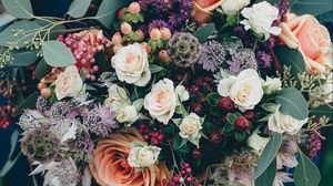 Preview wallpaper bouquet, composition, flowers, decoration