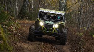 Preview wallpaper buggy, suv, rally, trail, forest