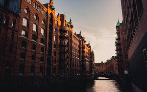 Preview wallpaper buildings, canal, water, bridge