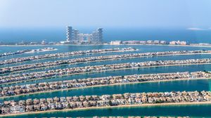 Preview wallpaper buildings, houses, islands, sea, dubai, uae, city