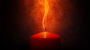 Preview wallpaper candle, fire, burn, flame, dark