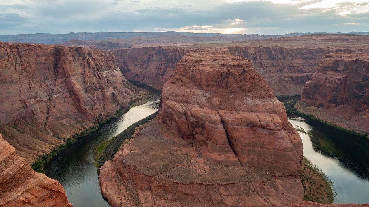 Wallpaper canyon, river, rocks, stones, landscape