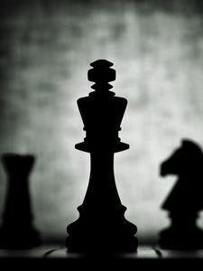 Preview wallpaper chess, figures, dark, game, king