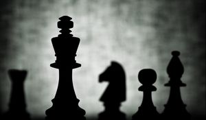 Preview wallpaper chess, figures, dark, game, king