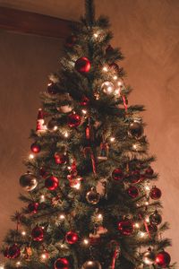 Preview wallpaper christmas tree, decorations, garlands, christmas, new year, holiday