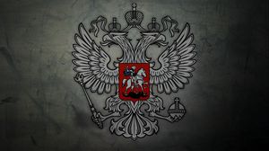 Preview wallpaper coat of arms, russia, eagle, symbols