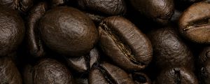 Preview wallpaper coffee beans, coffee, close-up