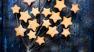 Preview wallpaper cookies, stars, baking, sweet