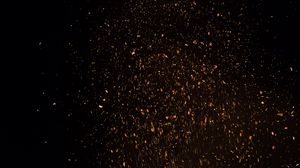 Preview wallpaper darkness, sparks, particles