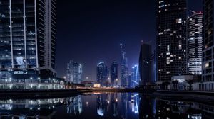 Preview wallpaper dubai, city, lights