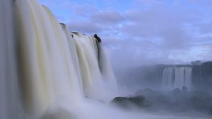 Preview wallpaper falls, brazil, national park, water, stream