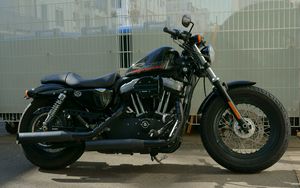 Preview wallpaper harley-davidson, bike, motorcycle, moto, black