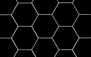 Preview wallpaper hexagons, mesh, texture, black