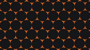 Preview wallpaper honeycomb, cell, structure, texture, dark