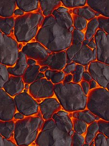 Preview wallpaper lava, texture, stones, volcanic