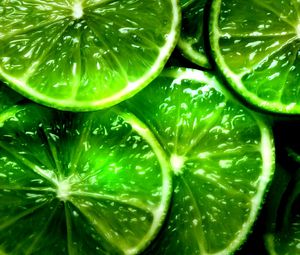 Preview wallpaper lime, segments, slices, green, background