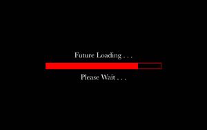 Preview wallpaper loading, inscription, future, line