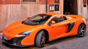 Preview wallpaper mclaren, supercar, orange