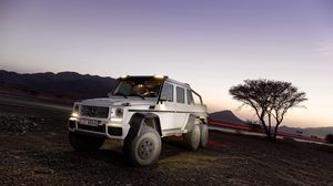 Preview wallpaper mercedes benz, cars, rocks