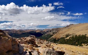 Preview wallpaper mountains, landscape, stones, relief, nature