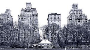 Preview wallpaper new york, central park, garden street