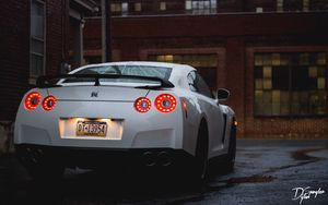 Preview wallpaper nissan, gtr, supercar, turbo