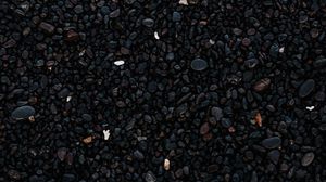 Preview wallpaper pebbles, stones, black, wet