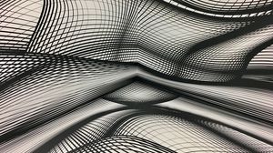 Preview wallpaper plexus, monochrome, lines, wavy, shapes