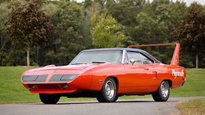 Preview wallpaper plymouth, road runner, superbird, muscle car, red