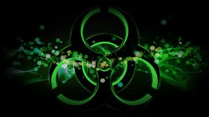 Preview wallpaper radiation, sign, spot