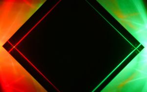 Preview wallpaper rhombus, neon, light, colorful, abstraction