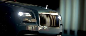 Preview wallpaper rolls-royce, front view, headlights, bumper