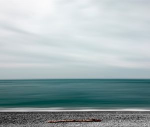 Preview wallpaper sea, shore, minimalism