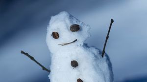 Preview wallpaper snowman, snow, winter