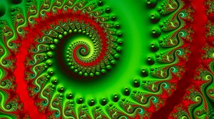 Preview wallpaper spiral, swirling, colorful, bright, fractal, 3d