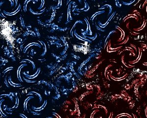 Preview wallpaper spirals, circles, swirling, blue, red