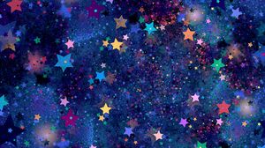 Preview wallpaper stars, figure, pattern, art