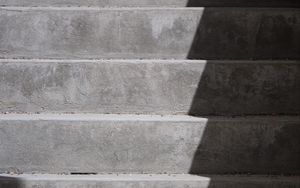 Preview wallpaper steps, ladder, concrete, shadow, black and white