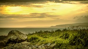 Preview wallpaper stone, sea, nature