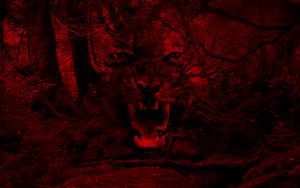 Preview wallpaper tiger, jaws, fangs, red