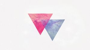 Preview wallpaper triangle, minimalism, lightning, veins