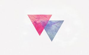 Preview wallpaper triangle, minimalism, lightning, veins