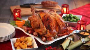 Preview wallpaper turkey, roast, poultry, dinner