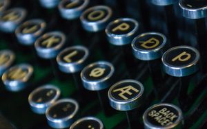 Preview wallpaper typewriter, keys, symbols