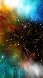 Preview wallpaper universe, galaxy, multicolored, immersion