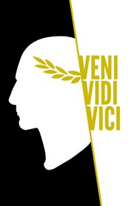 Preview wallpaper veni vidi vici, julius caesar, art