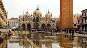 Preview wallpaper venice, piazza san marco, st marks basilica